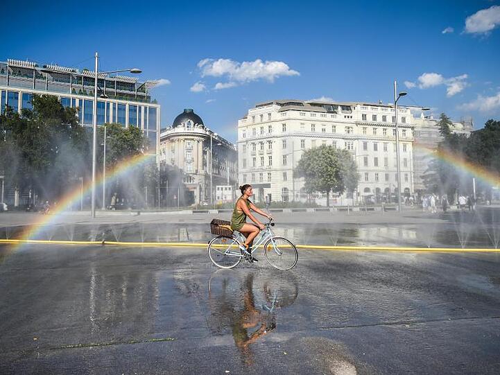 Die Höchsttemperatur in Wien erreichte am Dienstag 37,2 Grad Celsius.