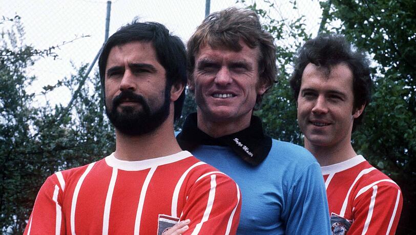Die legendäre Achse des FC Bayern: Gerd Müller, Sepp Maier und Franz Beckenbauer. Die legendäre Achse des FC Bayern: Gerd Müller, Sepp Maier und Franz Beckenbauer.
