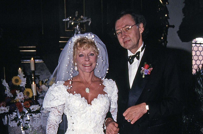 Hochzeit zweier Seelenverwandter: Elke und Wolf Walther 1993.