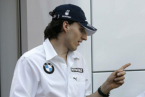 Sauer auf BMW, weil Kollege Heidfeld Extra-Betreuung bekam: Robert Kubica.