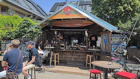 Die Bayrische Brandung am Ammersee.