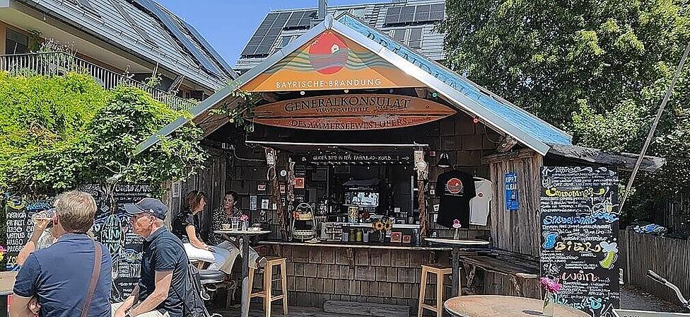 Die Bayrische Brandung am Ammersee.