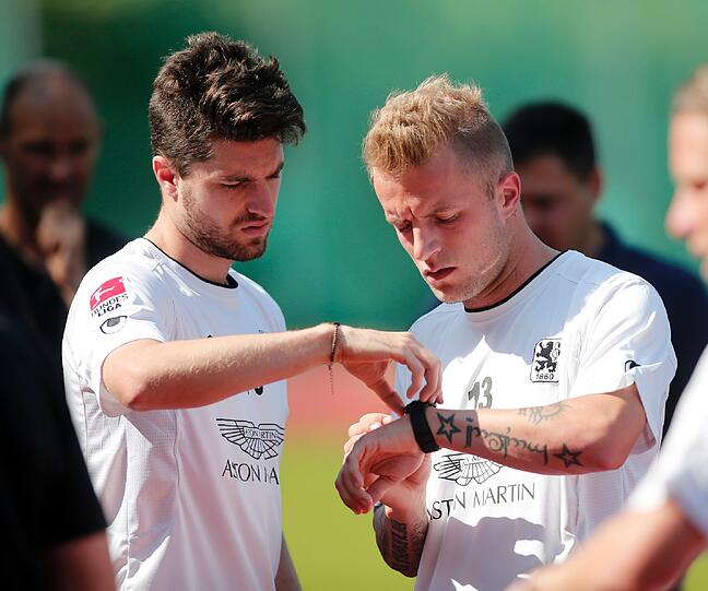 Dicke Kumpel: Moritz Stoppelkamp (l.) und Daniel Adlung