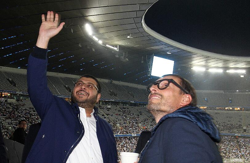 Grüßt seine 60er am Donnerstag im Stadion: Hasan Ismaik.
