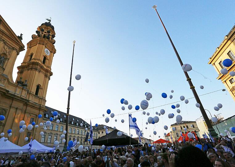 Impressionen vom Münchner Israel-Tag.