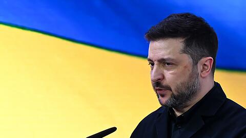 Der ukrainische Pr&auml;sident Wolodymyr Selenskyj warnt vor einem neuen schweren Angriff Russlands. (Archivbild)