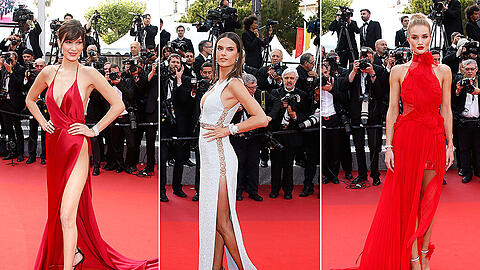 Bella Hadid, Alessandra Ambrosio und Rosie Huntington-Whiteley sind sich einig: Das Bein ist der absolute Hingucker auf dem roten Teppich in Cannes. Sehen Sie die heißesten Beinschlitzer der Stars in unserer Bilderstrecke.