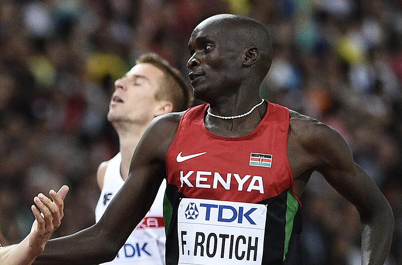 Der kenianische 800-Meter-Läufer Ferguson Rotich steht im Blickpunkt der Doping-Debatte in Rio. Sein Trainer war für ihn bei einer Doping-Kontrolle.