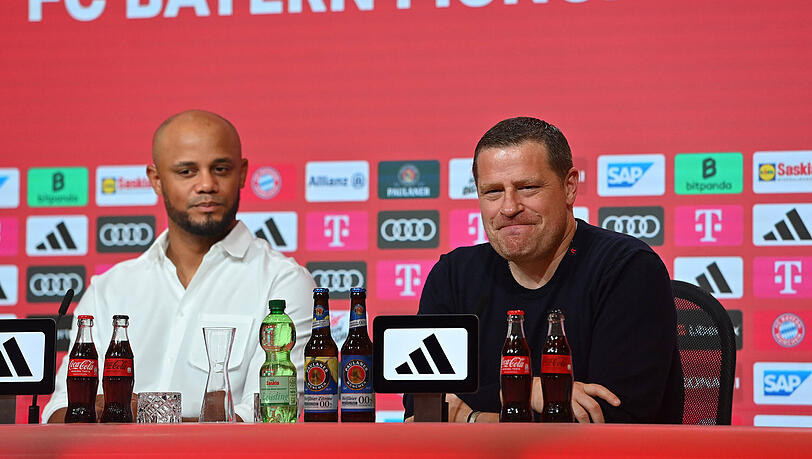 Geht er mit Vincent Kompany ins Risiko? Bayern-Sportvorstand Max Eberl.