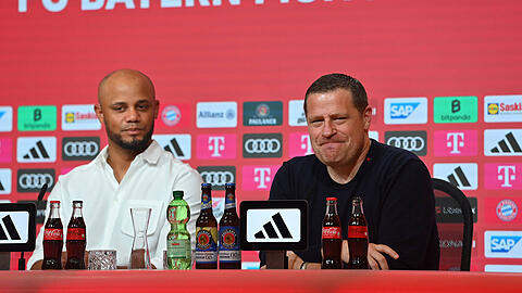 Geht er mit Vincent Kompany ins Risiko? Bayern-Sportvorstand Max Eberl.