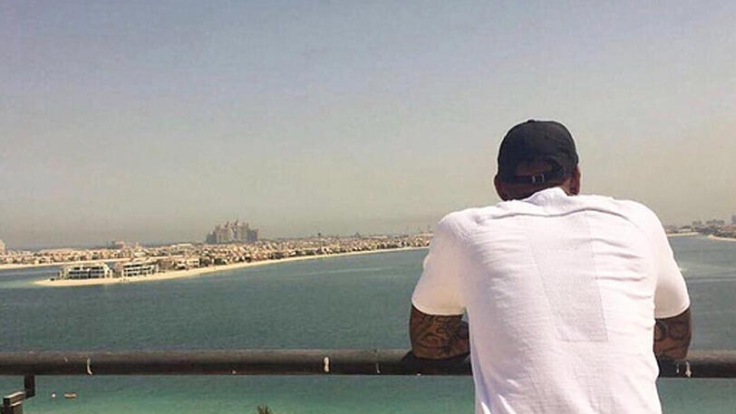 Jerome Boateng lässt es sich im sonnigen Dubai gut gehen.