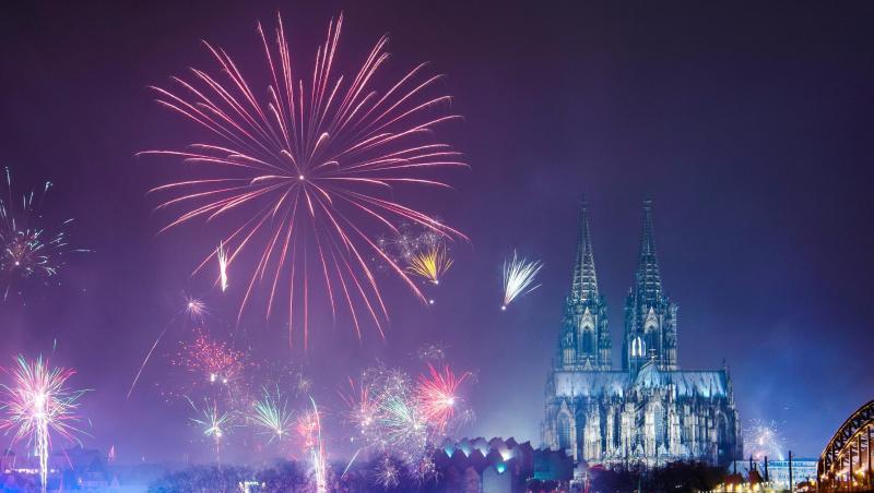 Feuerwerk in Köln.