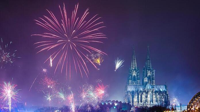 Feuerwerk in Köln.