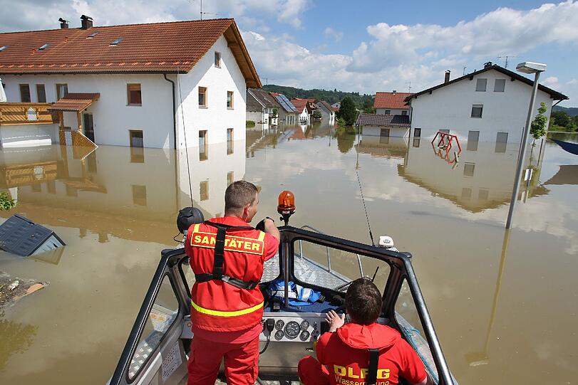 Aktuelle Fotos vom Hochwasser in Deggendorf: Fotos von der Flut.
