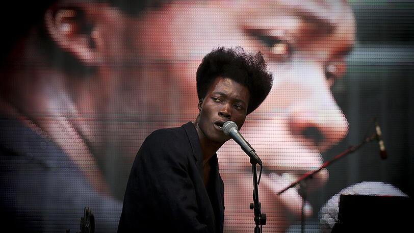 Benjamin Clementine, hier bei einem Auftritt in Lissabon.