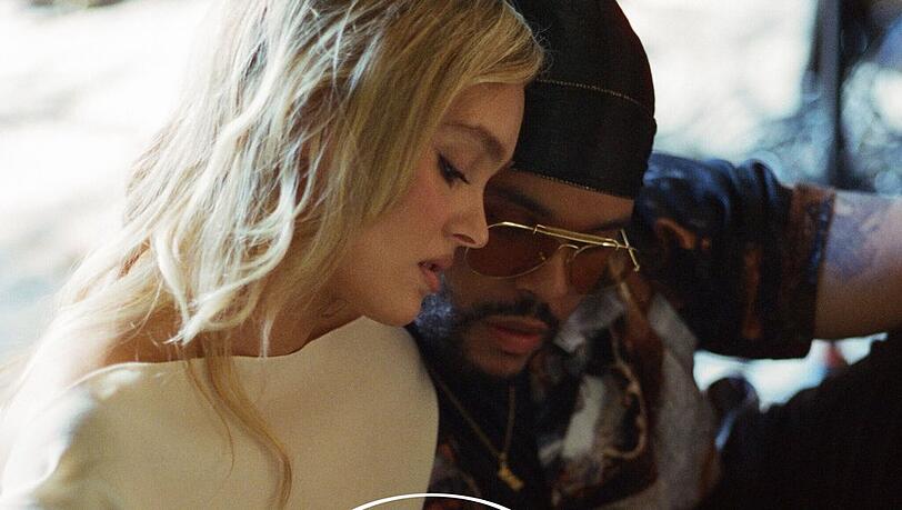 Lily-Rose Depp und The Weeknd in "The Idol".