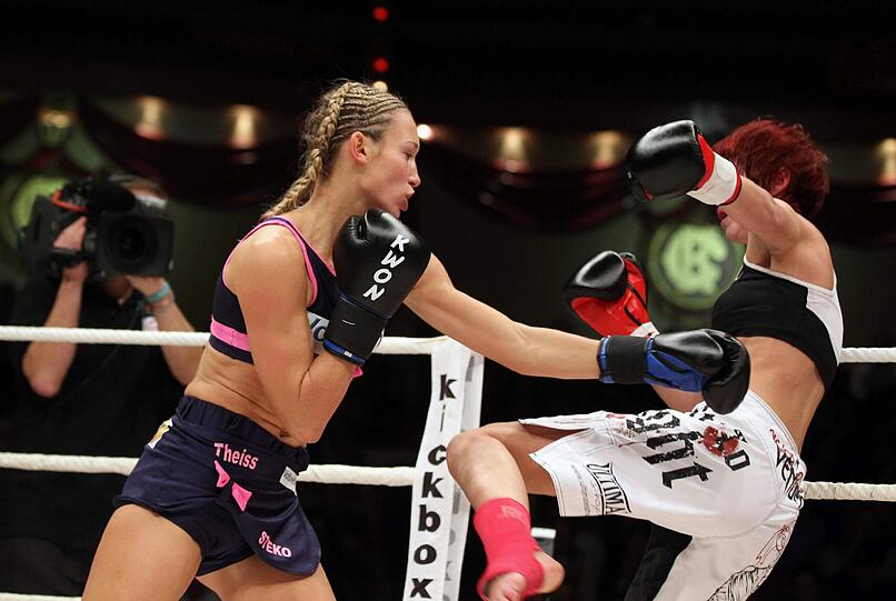 Christine Theiss im Ring.