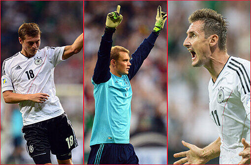 Klose stellt den Rekord von Gerd Müller ein, Manuel Neuer hält die 0 und Toni Kroos packt den Hammer aus. Die Einzelkritik zum Heimsieg der DFB-Elf gegen Österreich