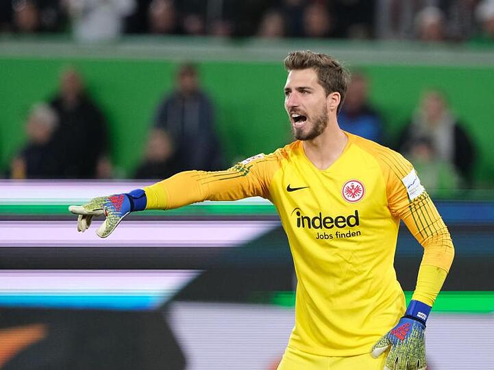 Frankfurts Torwart Kevin Trapp war nach dem späten Gegentreffer unzufrieden.