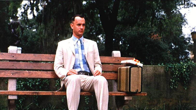 Tom Hanks in seiner wohl beeindruckendsten Rolle in "Forrest Gump".