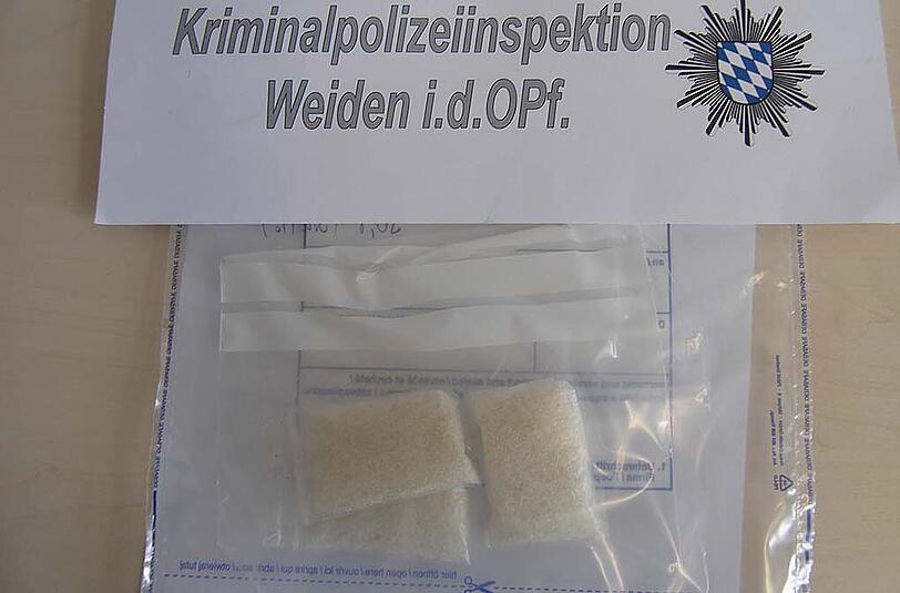 Das Crystal Speed, welches während der Verkehrskontrolle bei der Frau gefunden wurde.