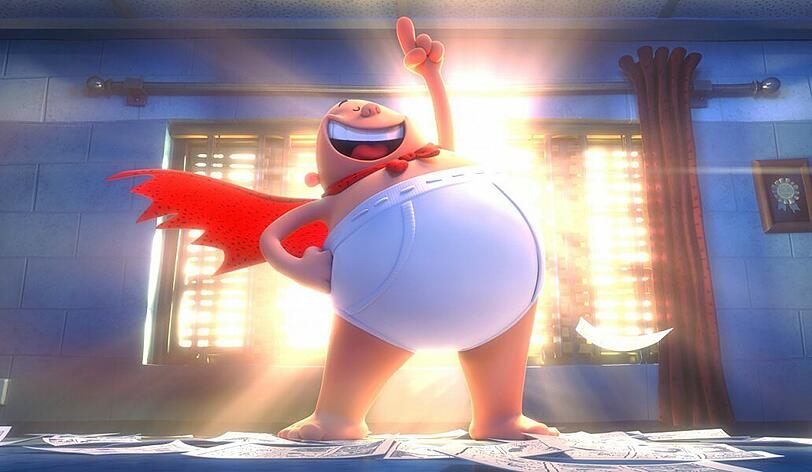 Captain Underpants sorgt zunächst erstmal für Chaos anstelle von Recht und Ordnung.
