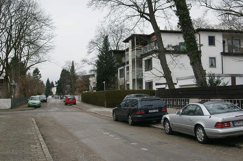 Schön gelegen: die Häuser an der Söltlstraße.