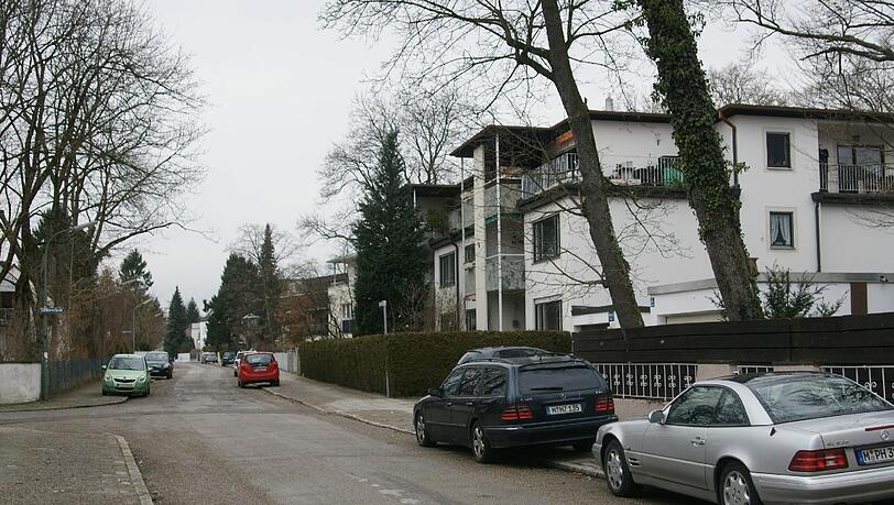 Schön gelegen: die Häuser an der Söltlstraße. Schön gelegen: die Häuser an der Söltlstraße.