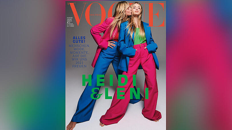 Leni und Heidi Klum auf dem Cover der deutschen "Vogue".
