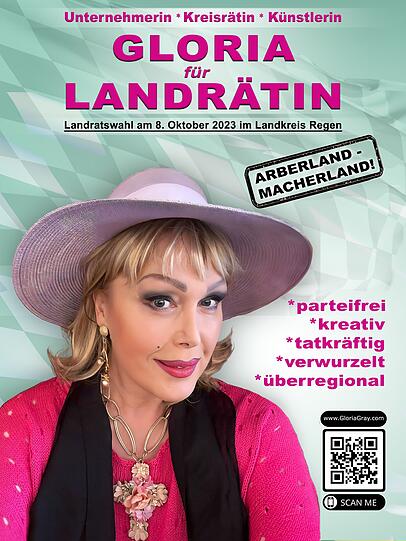 Gloria Gray möchte mit Unterstützung der FDP ins Landratsamt Regen einziehen.