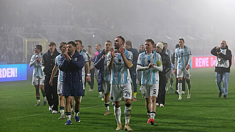 Die L&ouml;wen feierten am Dienstagabend gegen Aue den vierten Sieg in Folge.