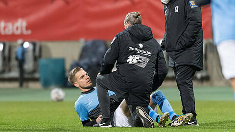 Daniel Wein verletzte sich beim Aufwärmen vor dem Spiel gegen Unterhaching.