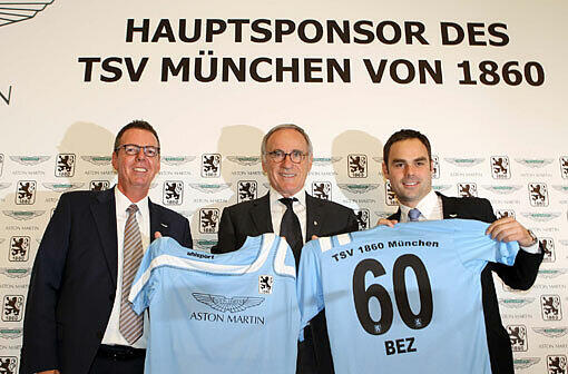 Nun ist es raus: Der neue Hauptsponsor des TSV 1860 ist Aston Martin!