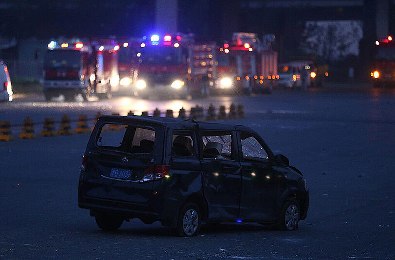 Eine gigantische Explosion hat die chinesische Hafenstadt Tianjin erschüttert. Es gibt zahlreiche Tote und Verletzte.