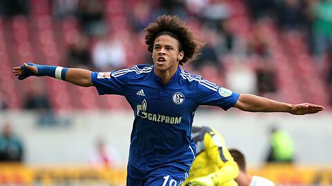 Matchwinner: Leroy Sané nach seinem Siegtor.