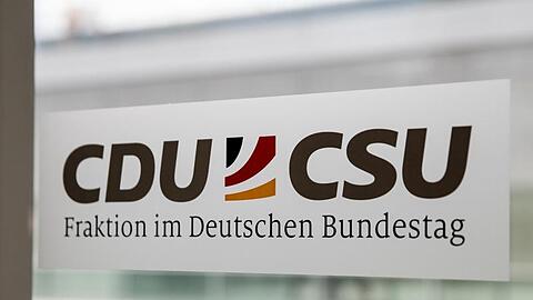 Das Logo der CDU/CSU Fraktion im Bundestag.