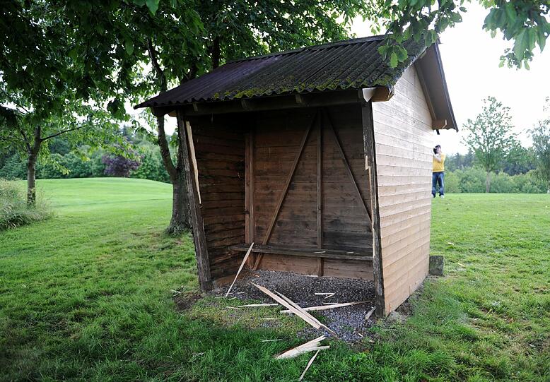 Golfplatz im hessischen Waldeck: Hier starben durch einen Blitzeinschlag drei Frauen.