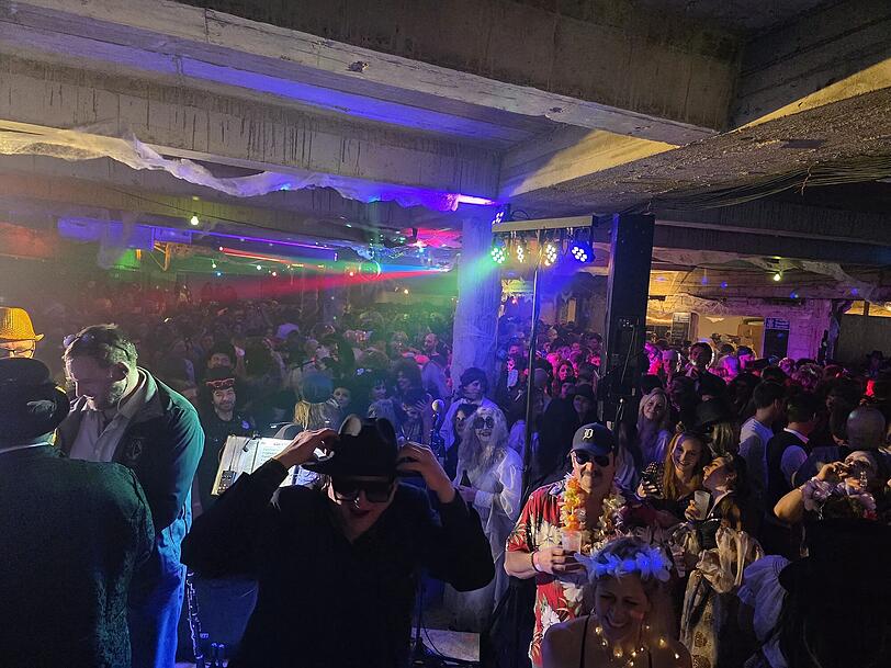 Einblick in die Partynacht.