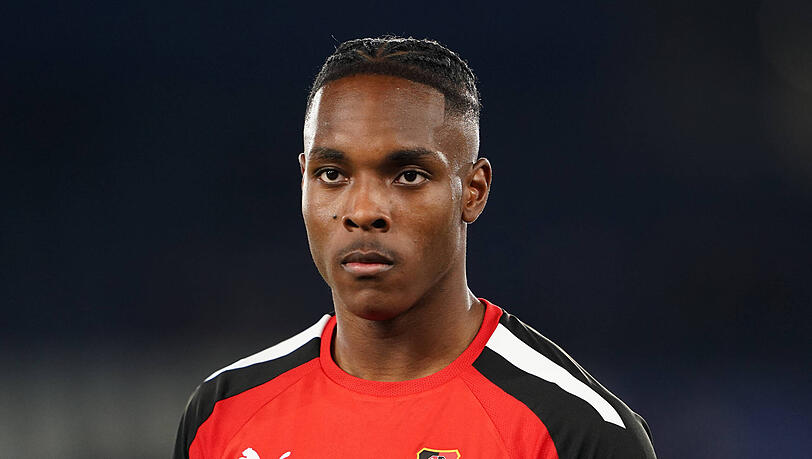 Mathys Tel von Stade Rennes sammelte im Alter von 17 Jahren bereits internationale Erfahrung in der Uefa Conference League.