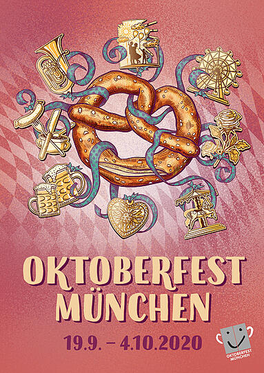 So sieht das offizielle Wiesn-Plakat 2020 aus.