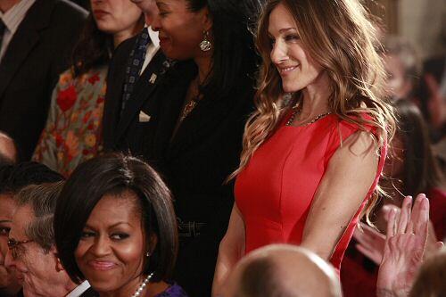 Sarah Jessica Parker im Weißen Haus