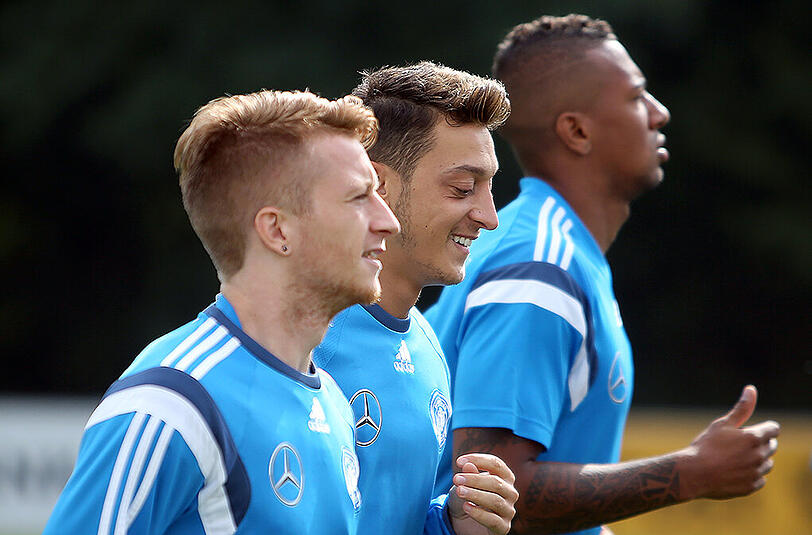 Die Bilder vom zweiten Trainingstag der deutschen Nationalelf bei der Vorbereitung auf das EM-Qualifikationsspiel gegen Polen.