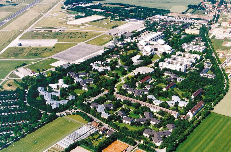 Der weite Campus der Bundeswehr-Uni in Neubiberg.