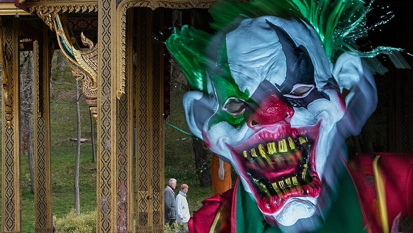 Auf Höhe des japanischen Pavillons im Westpark sei er von einem Horror-Clown mit einer Machete attackiert worden, behauptete ein 20-Jähriger. Auf Höhe des japanischen Pavillons im Westpark sei er von einem Horror-Clown mit einer Machete attackiert worden, behauptete ein 20-Jähriger.