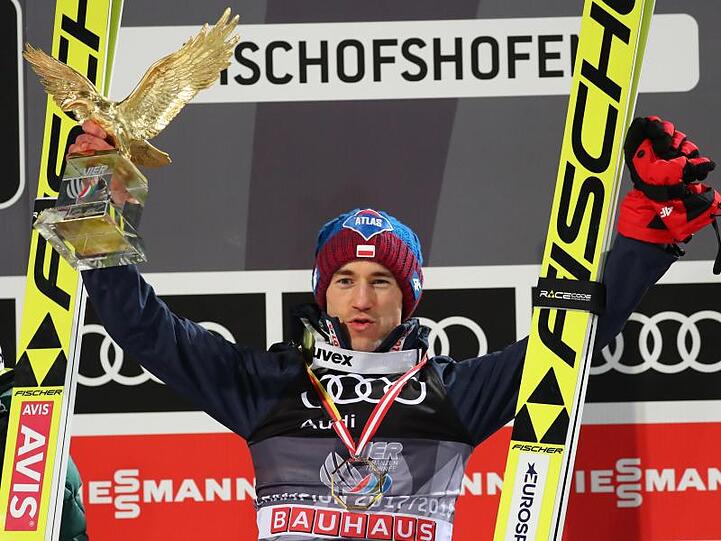 Hat seinen dritten Tournee-Gesamtsieg nacheinander im Blick: Kamil Stoch.