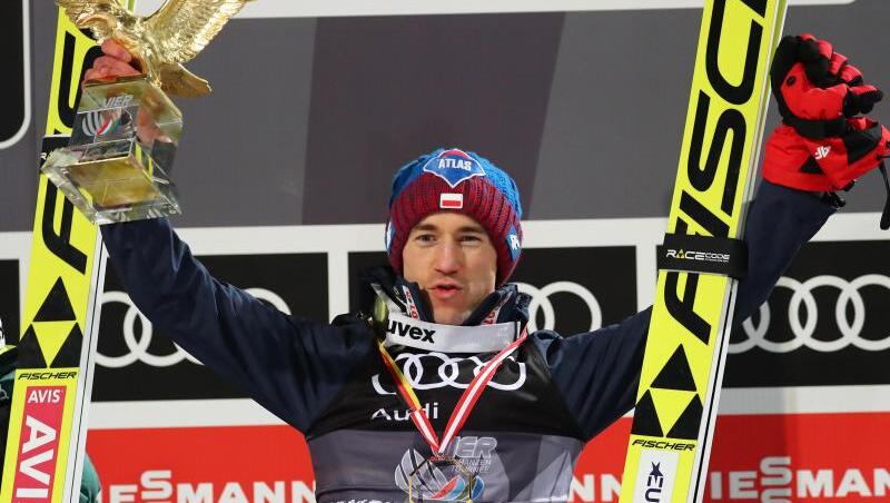 Hat seinen dritten Tournee-Gesamtsieg nacheinander im Blick: Kamil Stoch. Hat seinen dritten Tournee-Gesamtsieg nacheinander im Blick: Kamil Stoch.