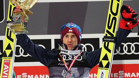 Hat seinen dritten Tournee-Gesamtsieg nacheinander im Blick: Kamil Stoch.