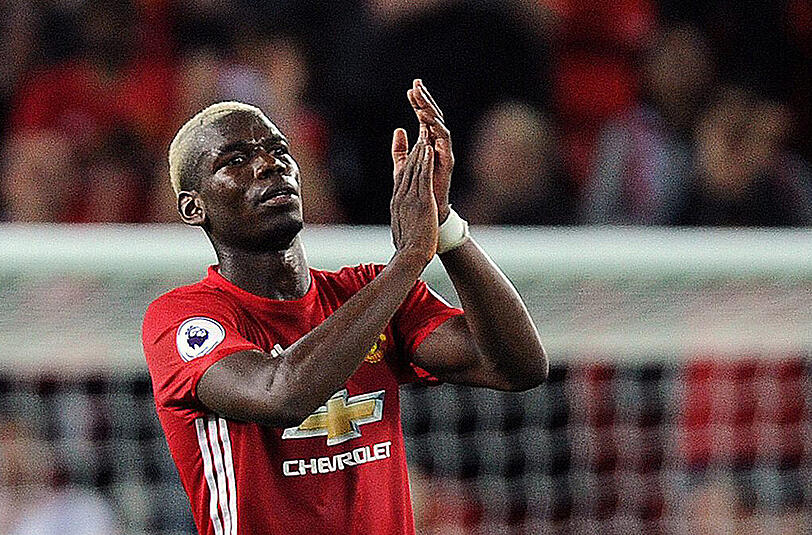 Darf sein Trikot nach dem Spiel nicht mehr tauschen: United-Rekord-Neuzugang Paul Pogba.