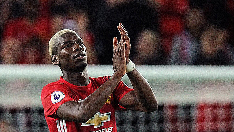 Darf sein Trikot nach dem Spiel nicht mehr tauschen: United-Rekord-Neuzugang Paul Pogba. Darf sein Trikot nach dem Spiel nicht mehr tauschen: United-Rekord-Neuzugang Paul Pogba.