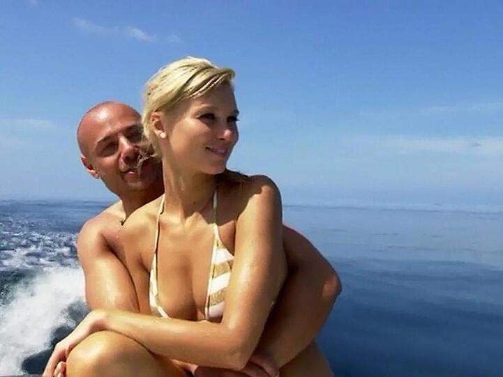 Da waren sie noch ganz verliebt: Katja und ihr Christian